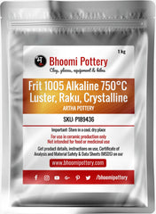Artha Pottery Frit 1005 Alkaline 750C. Luster, Raku, Crystalline 1 kg for sale in India - Bhoomi Pottery