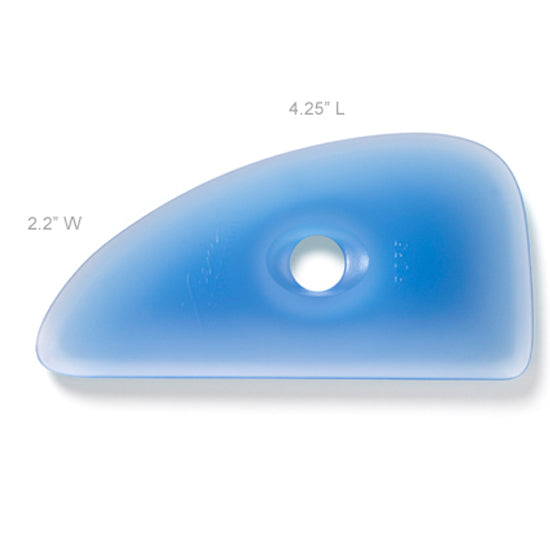 Blue Plastic Rib Buy Xiem Tools Rigid Blue Plastic Clay Rib 5 PCR5-10213 in India from ...