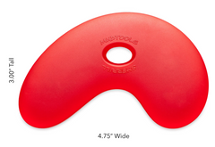 Buy Mud Tools Small Bowl Polymer Rib Red for sale in India - Bhoomi Pottery